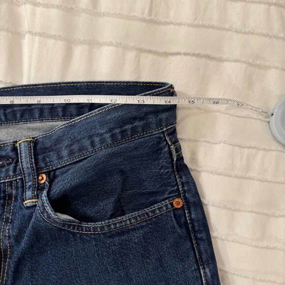 Levi’s 511 Women’s Slim Straight Jeans White Label Button Fly 31x30 Y2K 90s - Picture 13 of 14